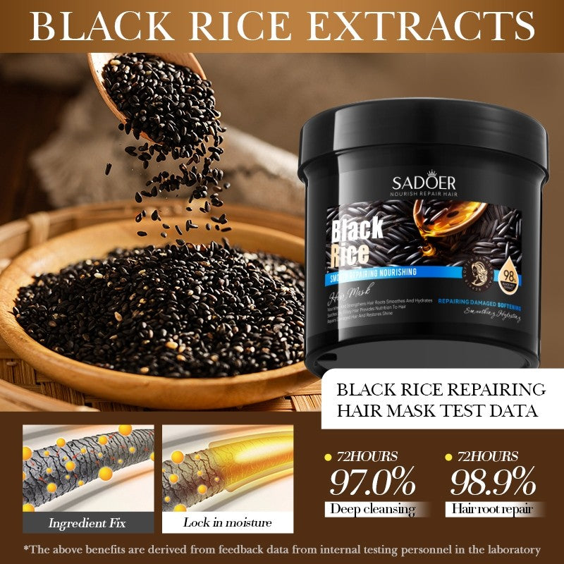 SADOER Black Rice Hair Mask 500g Nourishing & Repairing